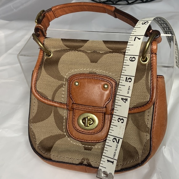 Coach Vintage Authentic Leather and Canvas Bag - Picture 2 of 10